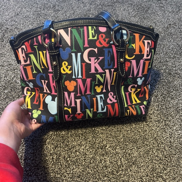 Dooney & Bourke Black Shoulder Bag with Gold Hardware display picture 1